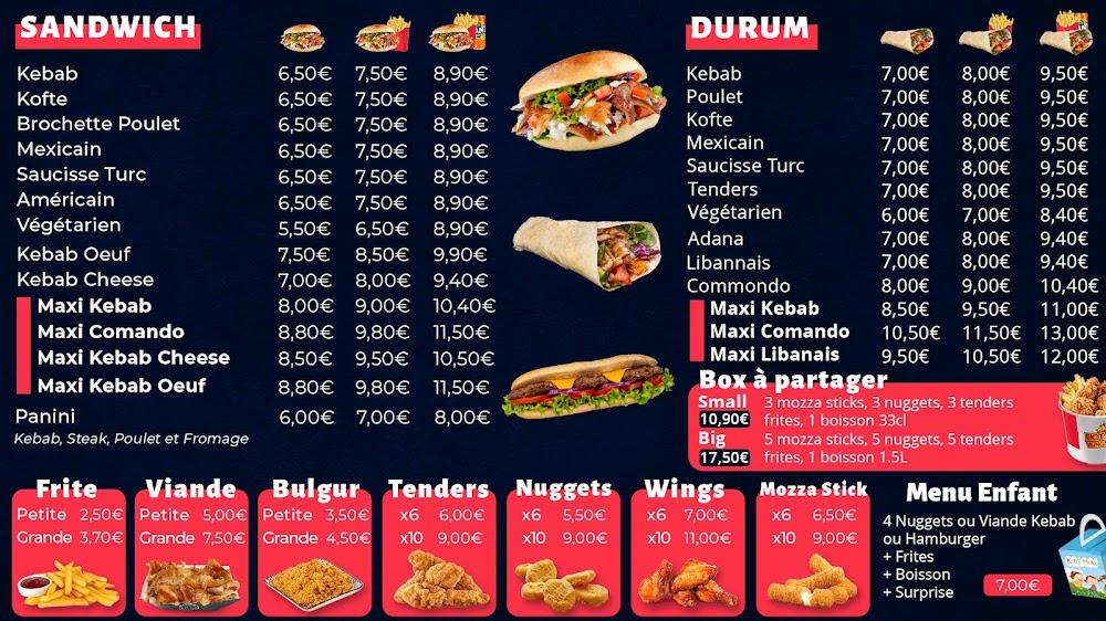 Aux Délices Grill - Menu Image 3